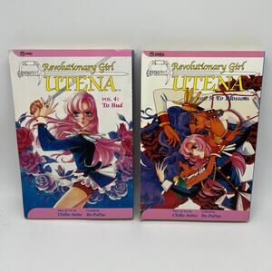 Lot of 2 Revolutionary Girl Utena Manga To Bud To Blossom Shojo Saito Be-PaPas